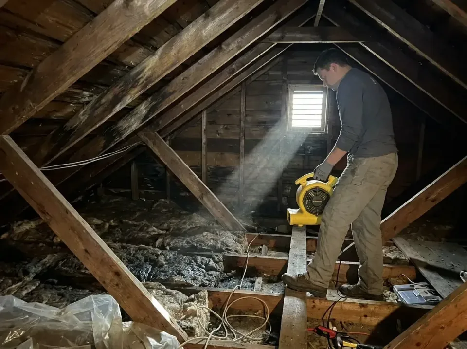 attic-water-damage-drying-proc-007 — frequently asked questions, Emergency Water Extraction & 24/7 Flood Response in Metter,…